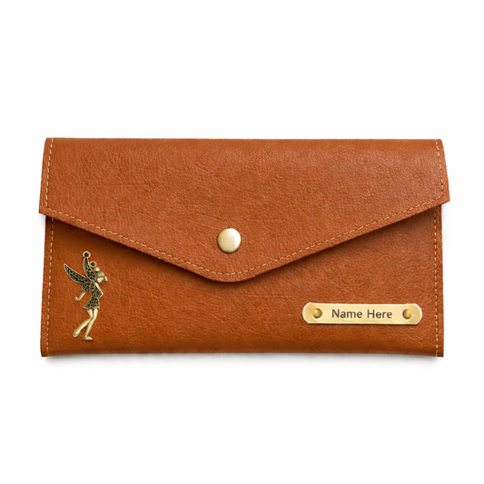 Personalized Minimal Wallet for Women – Custom Name Gift