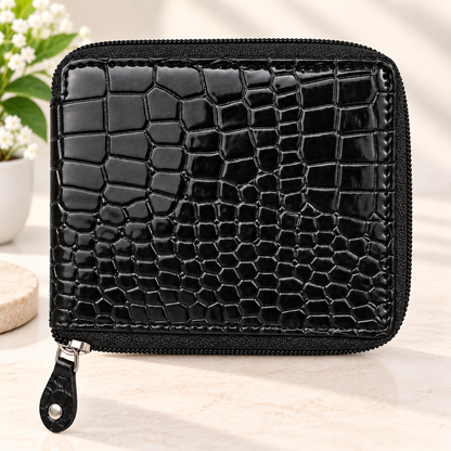 Premium Croc Textured Leather Wallet for Men
