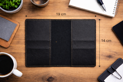 Personalized Passport Cover Set for Couples with Name & Charm