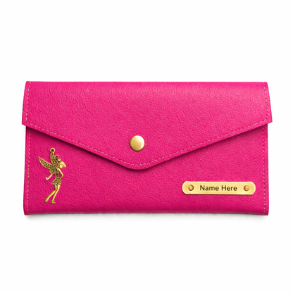 Personalized Minimal Wallet for Women – Custom Name Gift