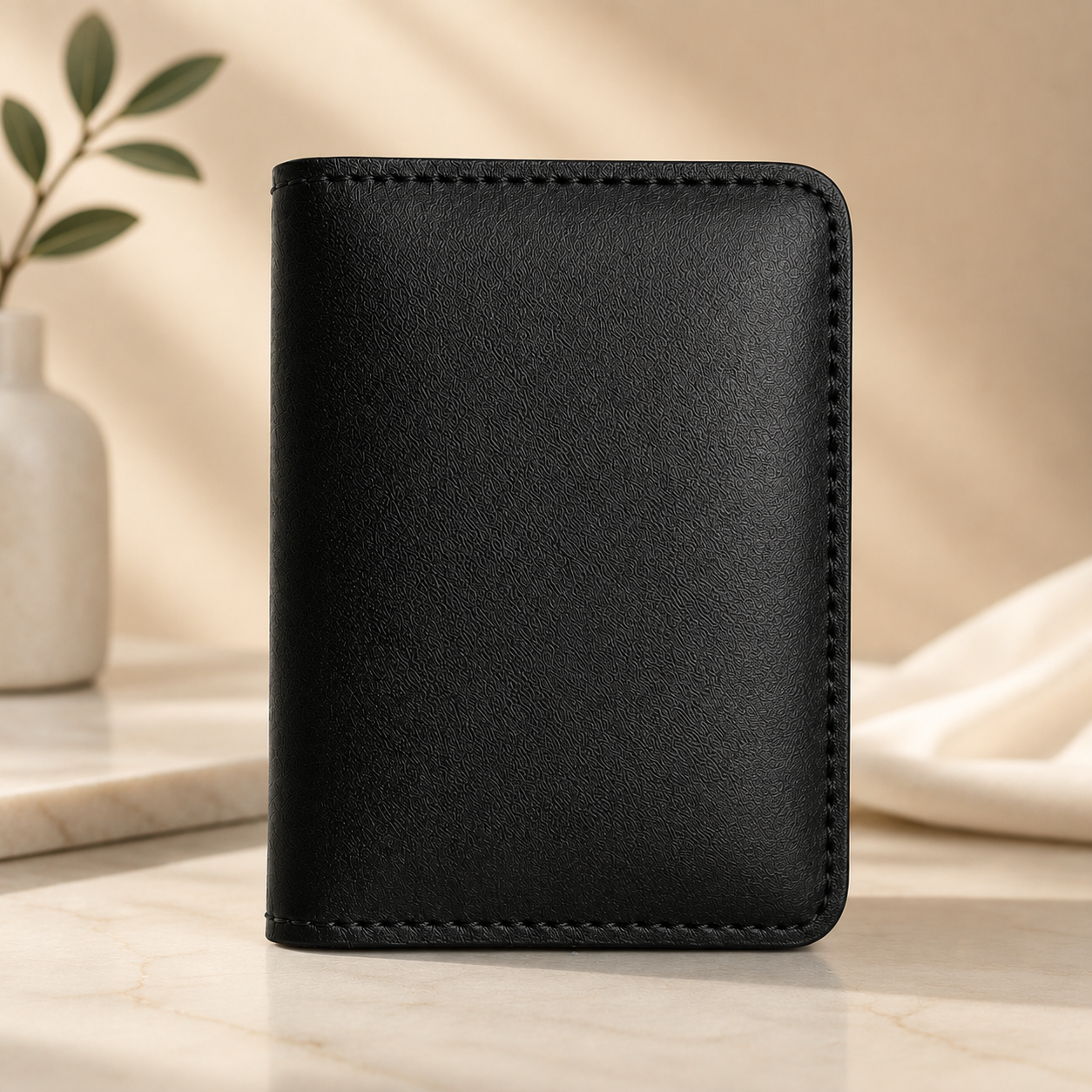 Classic Small Leather Wallet for Men