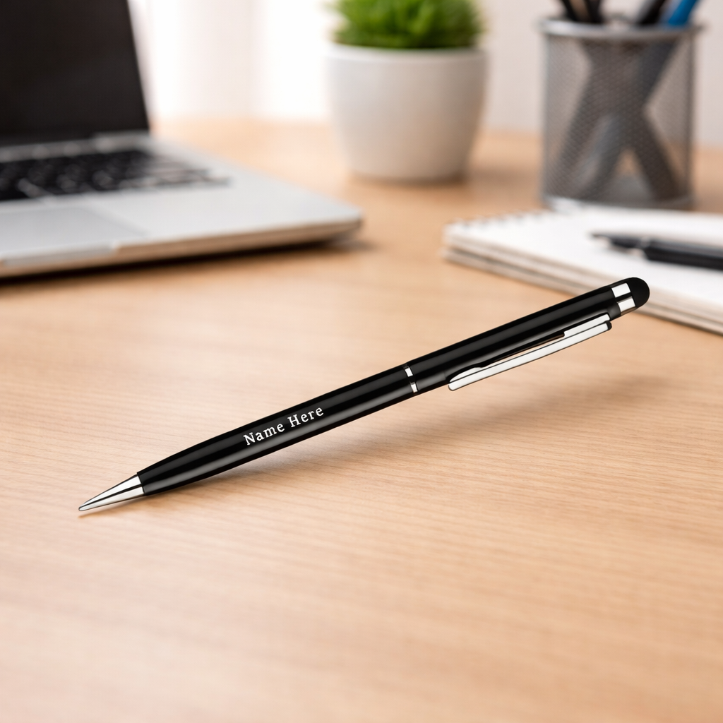 Premium Personalized Rubber Grip Pen with name