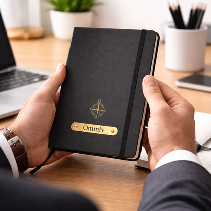Classic Hardbound Leather Diary