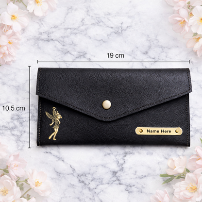 Personalized Minimal Wallet for Women – Custom Name Gift