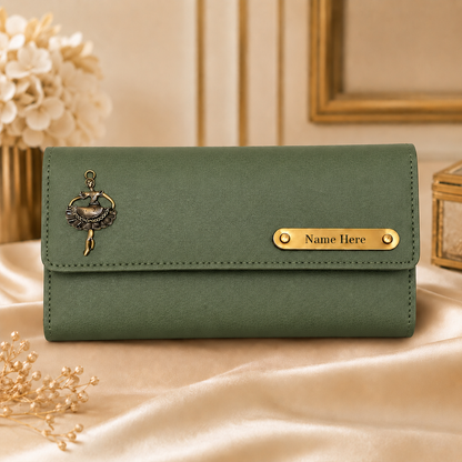 Personalized Name Clutch with Charm