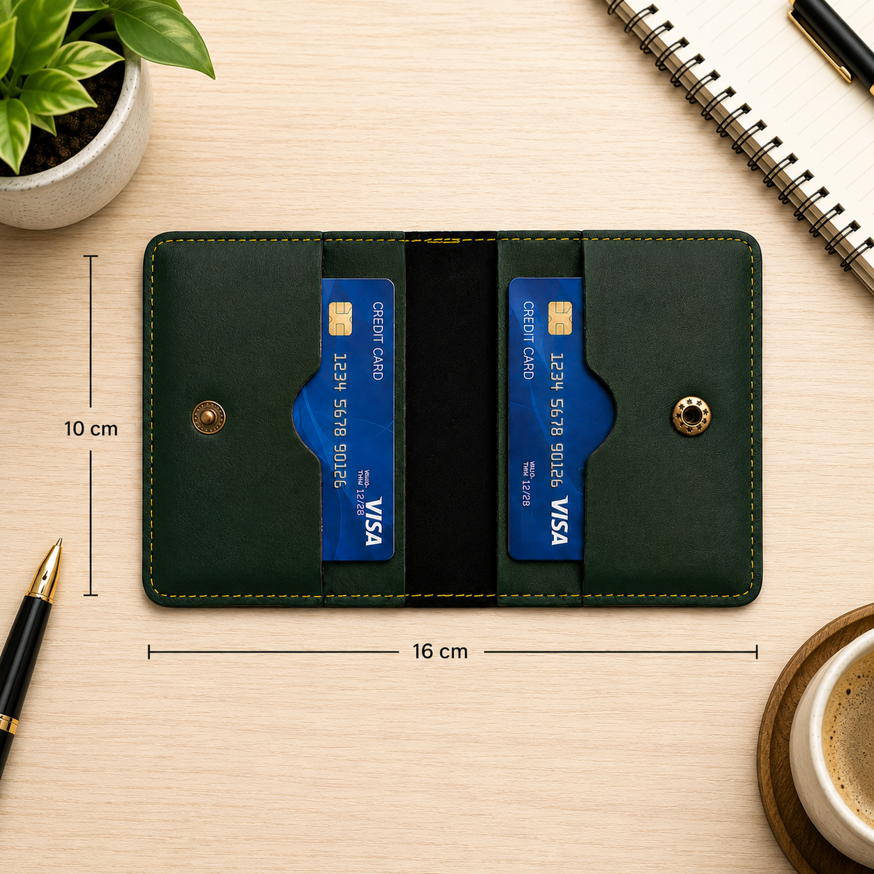 Classic Small Leather Wallet for Men