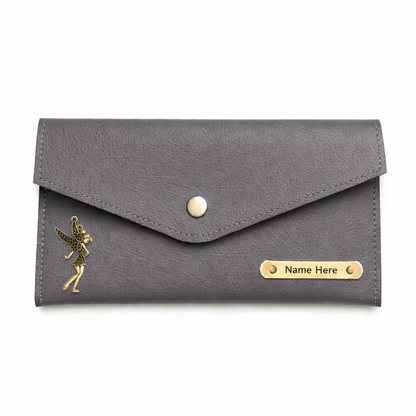 Personalized Minimal Wallet for Women – Custom Name Gift
