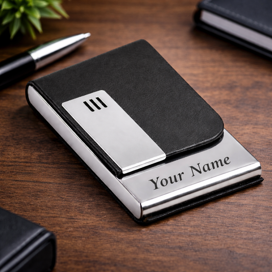 Personalized Name Engraving Card Holder