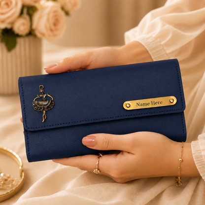 Personalized Name Clutch with Charm