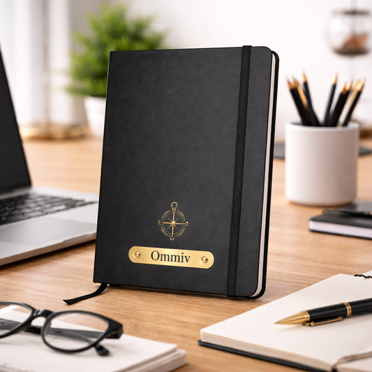 Classic Hardbound Leather Diary