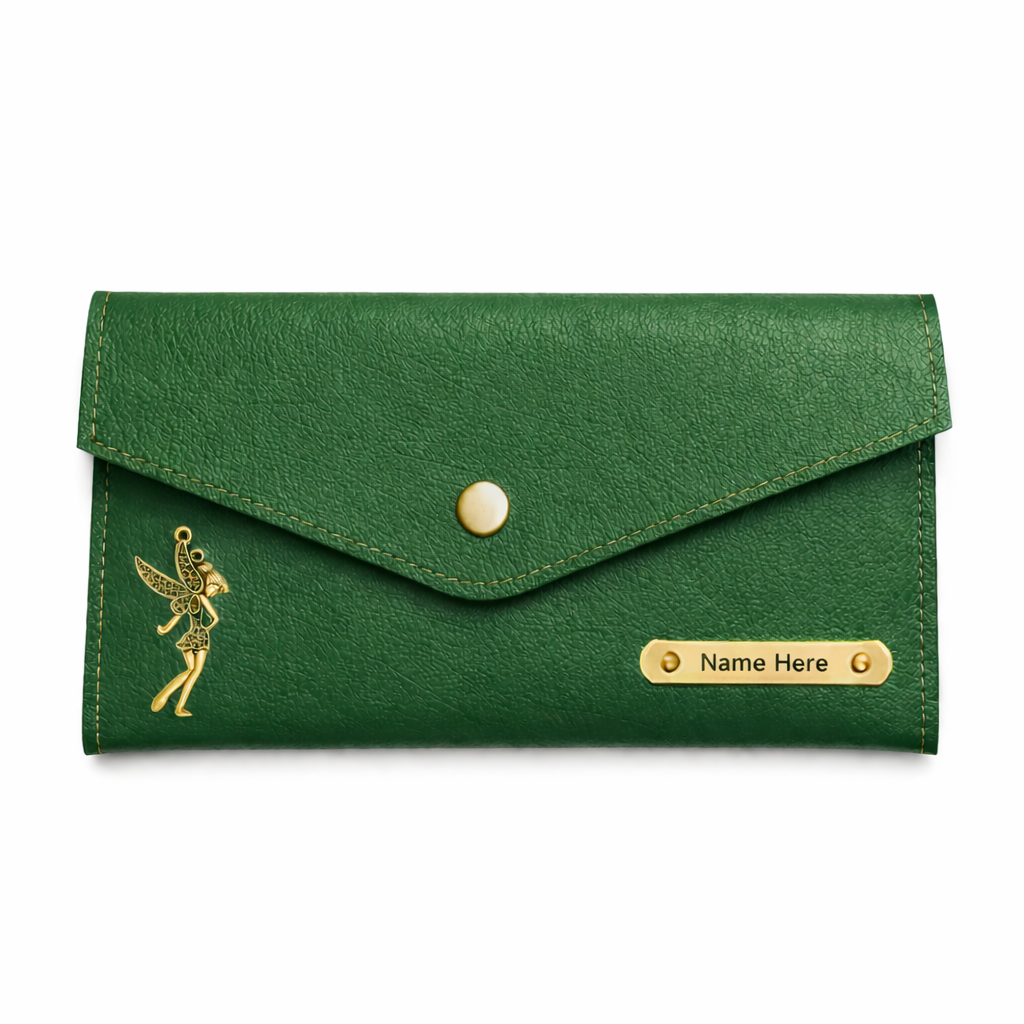 Personalized Minimal Wallet for Women – Custom Name Gift