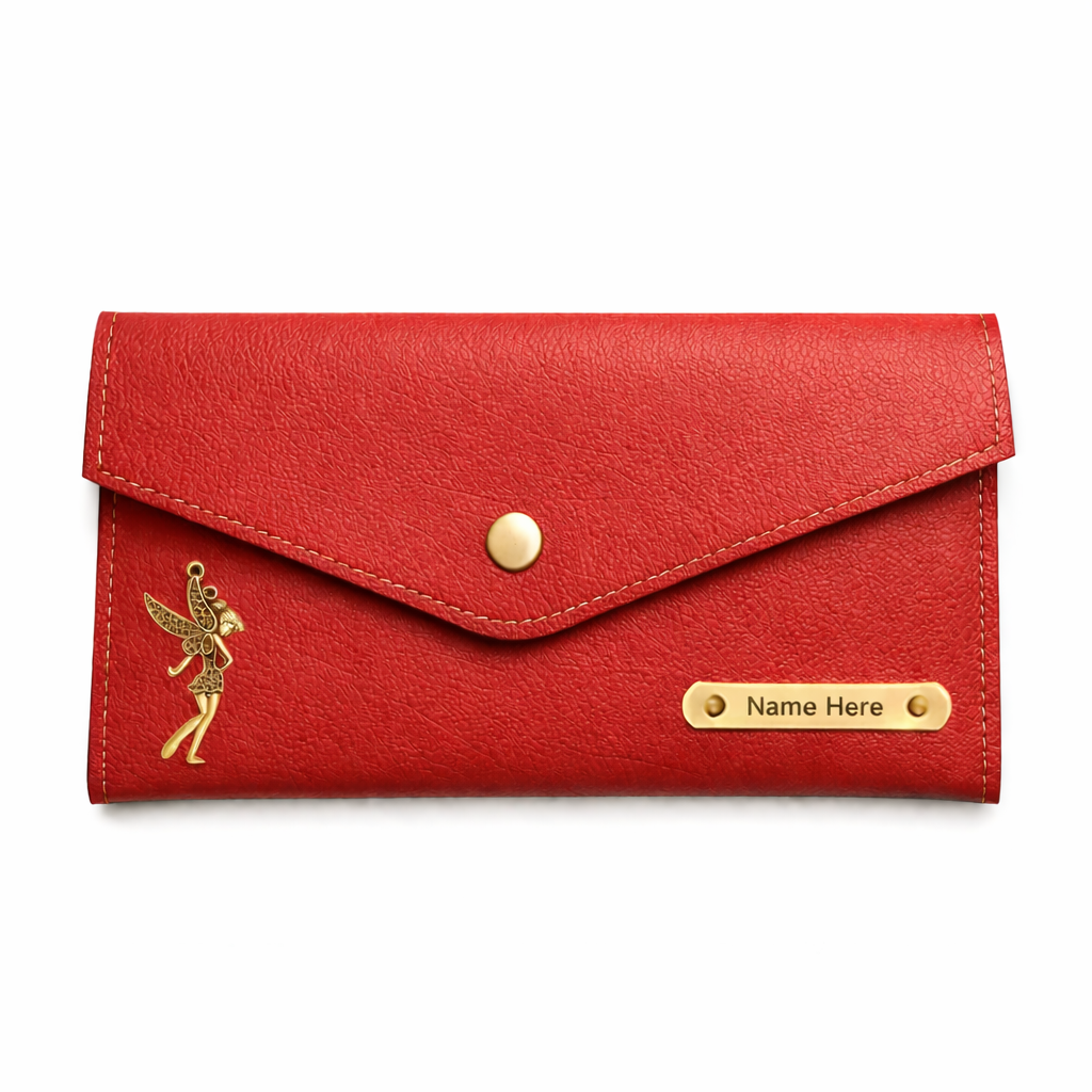 Personalized Minimal Wallet for Women – Custom Name Gift