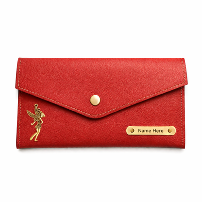 Personalized Minimal Wallet for Women – Custom Name Gift