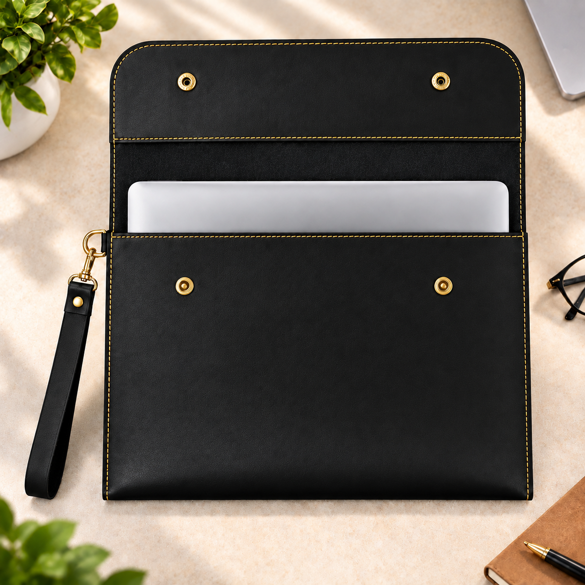 Executive Leather Laptop Sleeve