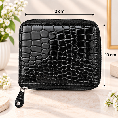 Premium Croc Textured Leather Wallet for Men