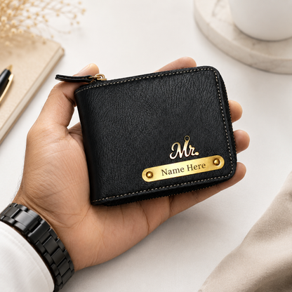Personalized Genuine Leather Wallet for Men & Women