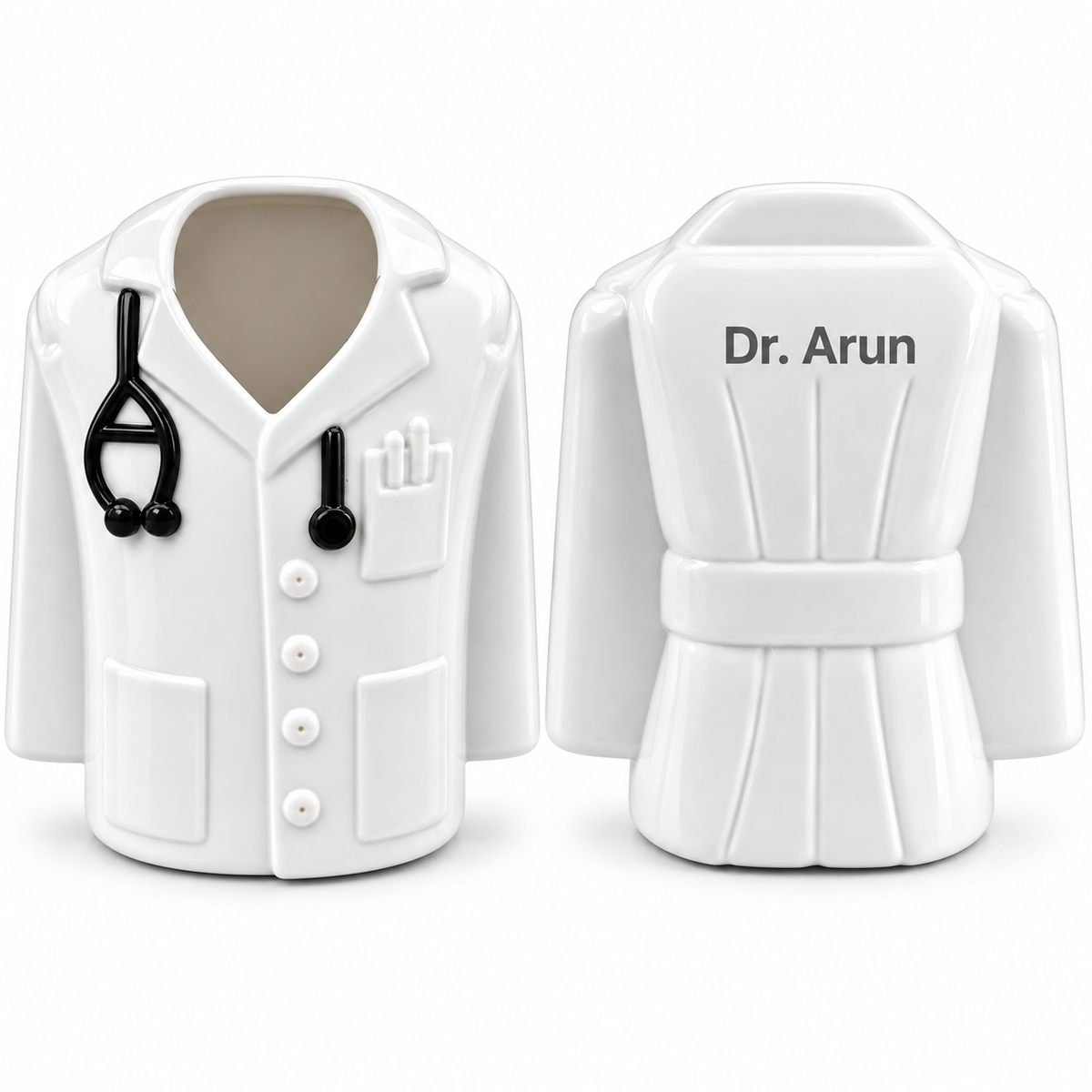 Personalized Doctor Coat Pen Stand