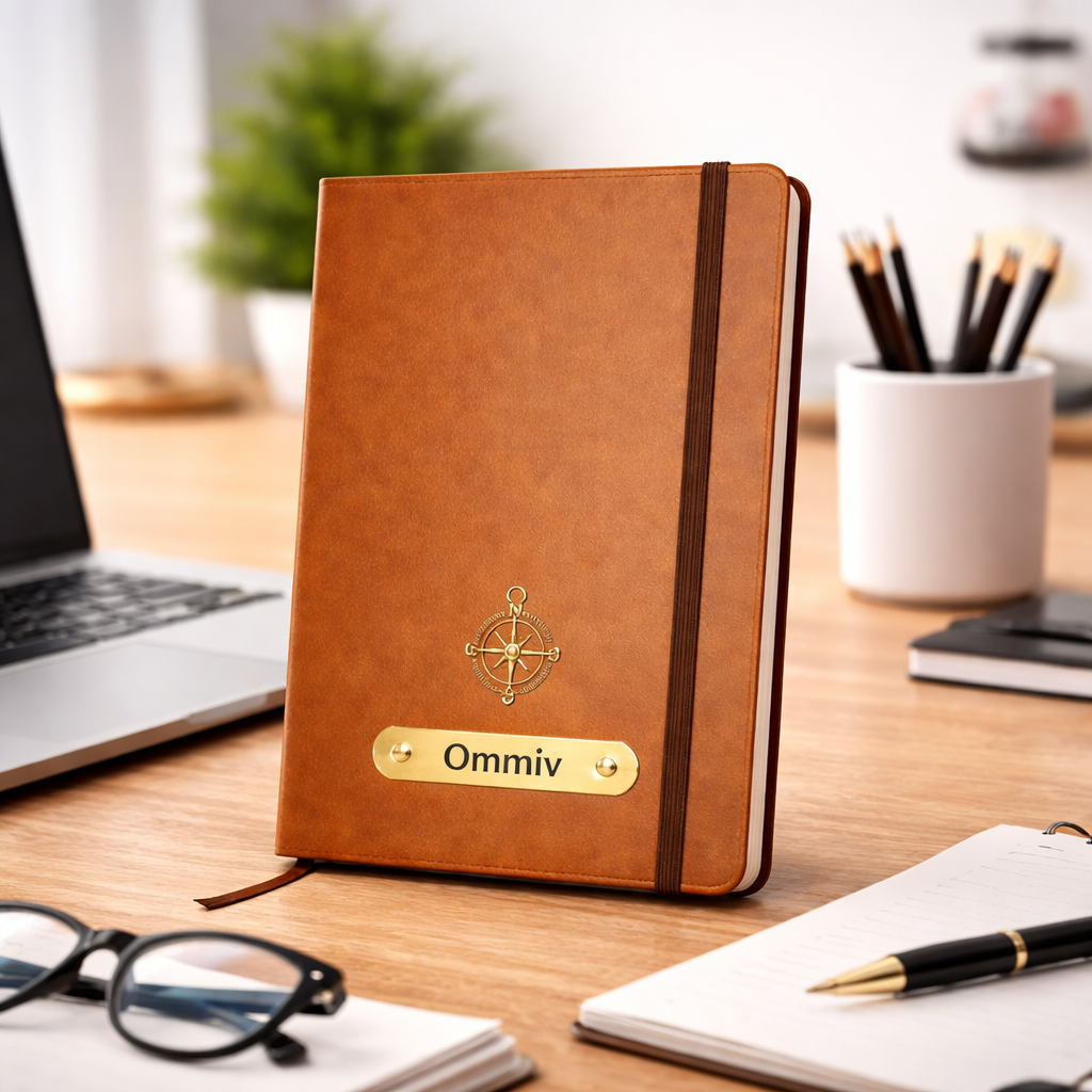 Classic Hardbound Leather Diary