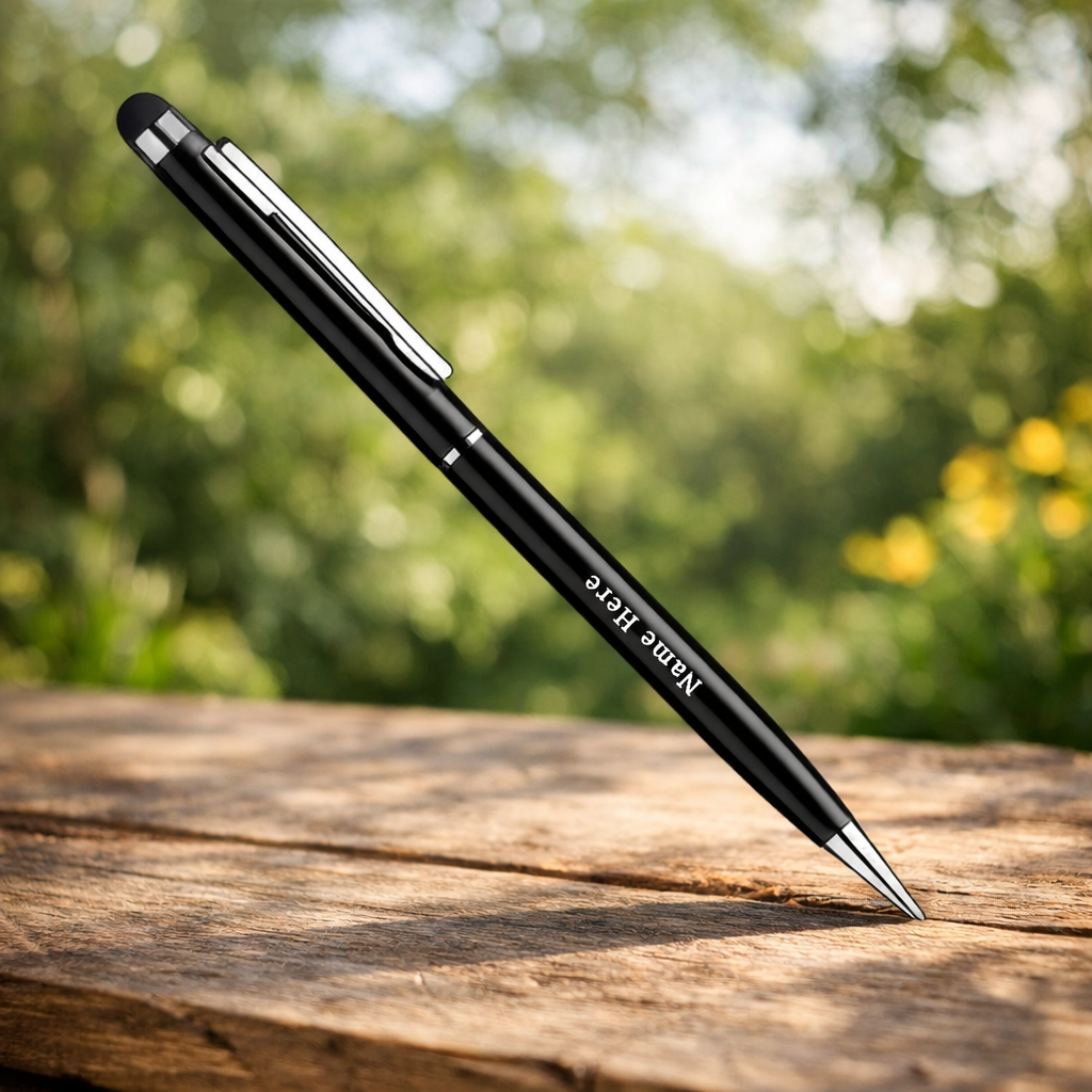 Premium Personalized Rubber Grip Pen with name
