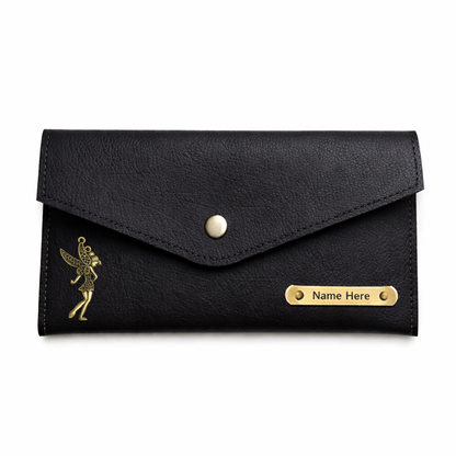 Personalized Minimal Wallet for Women – Custom Name Gift