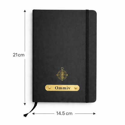 Custom Name Diary with Rubber Grip Pen