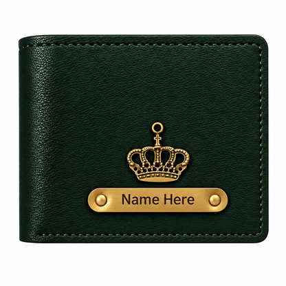 Premium Personalized Imported Wallet for Men with Custom Name & Charm