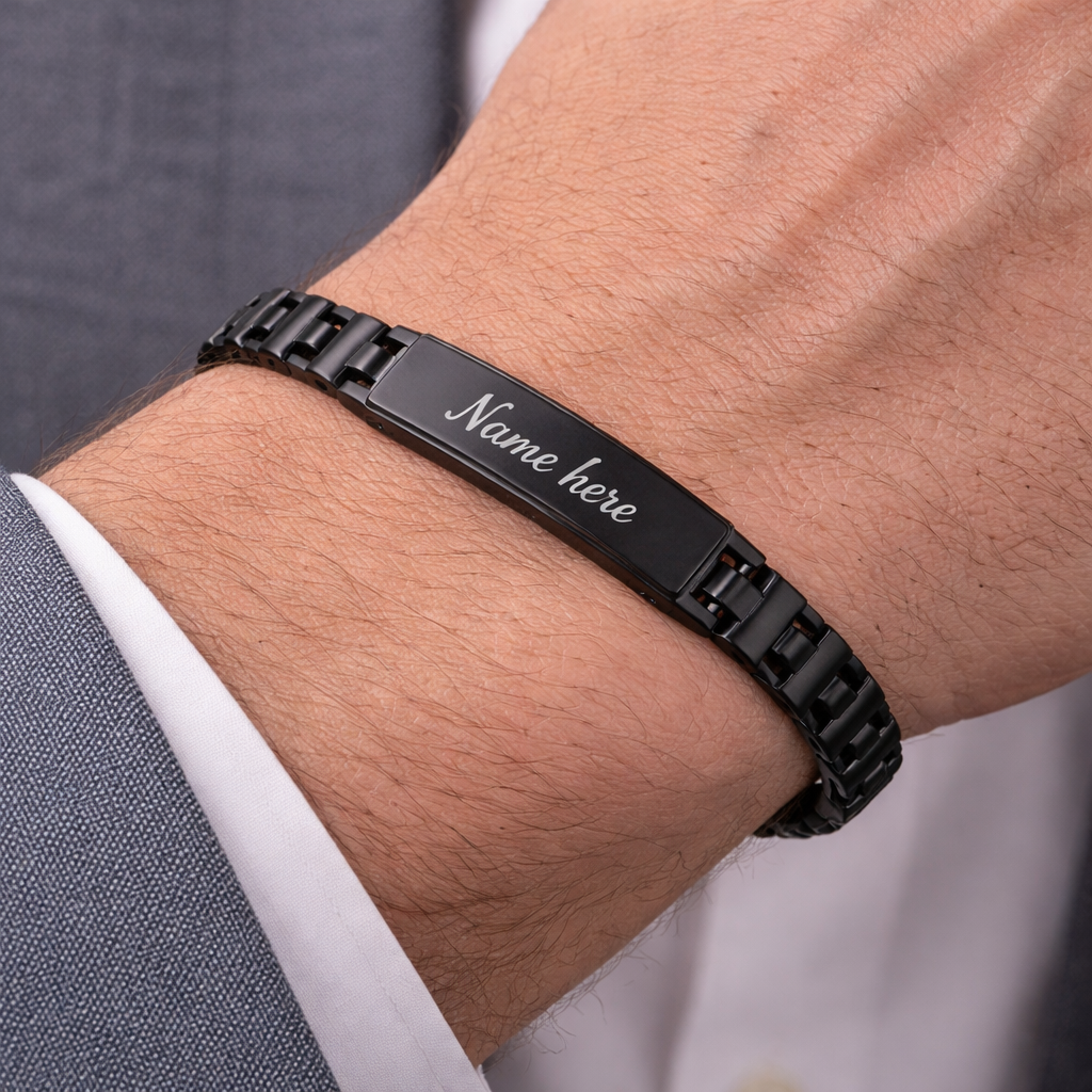 Personalized Men's Name Bracelet