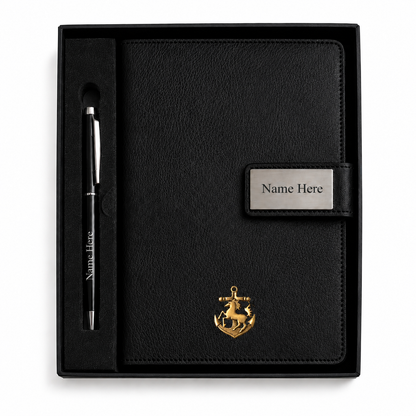 Premium Name Engraved Diary with Charm