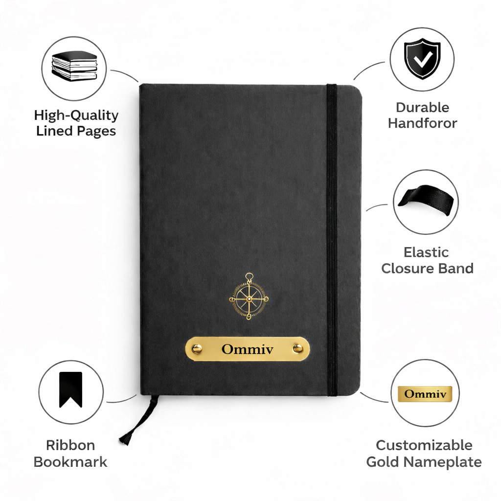 Classic Hardbound Leather Diary