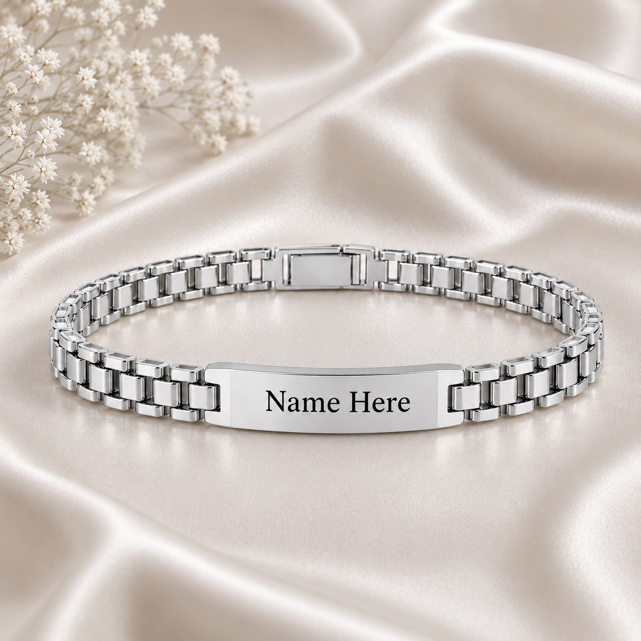 Custom Engraved Men's Bracelet