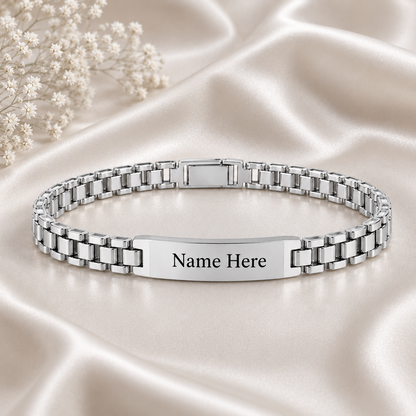 Custom Engraved Men's Bracelet