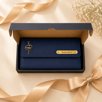 Personalized Name Clutch with Charm