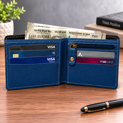 Premium Personalized Wallet & Passport Cover Set for Men