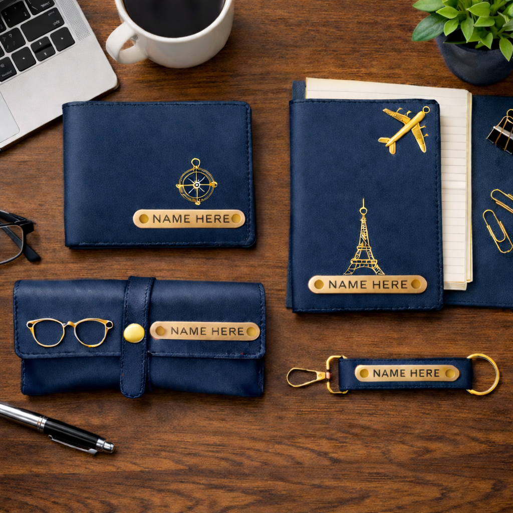 The Premium Personalized Leather Gift Set for Men