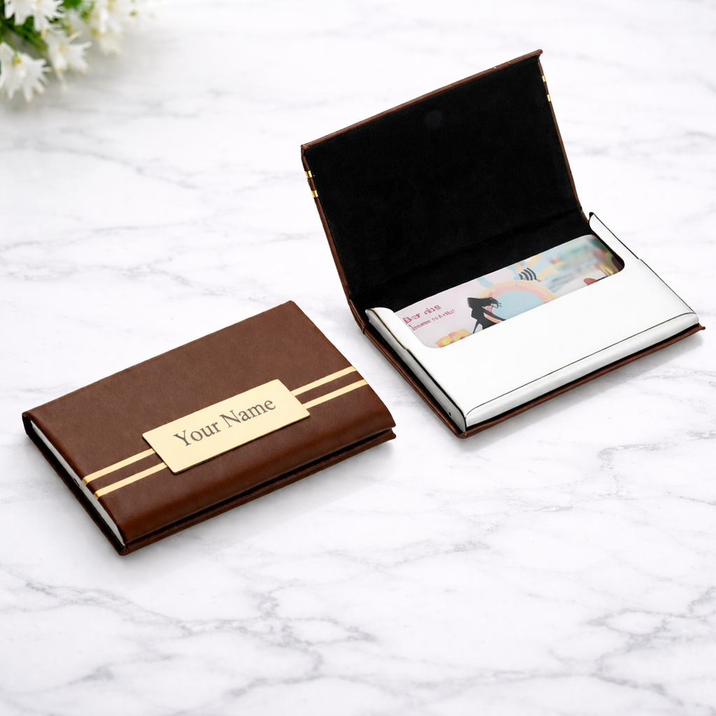 Custom Name Engraved Card Holder