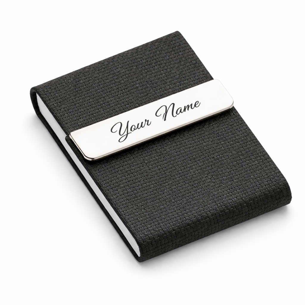 Premium Personalized Name Card Holder