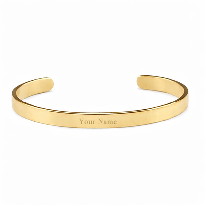 Personalized Name Engraved Kada Bracelet for Men