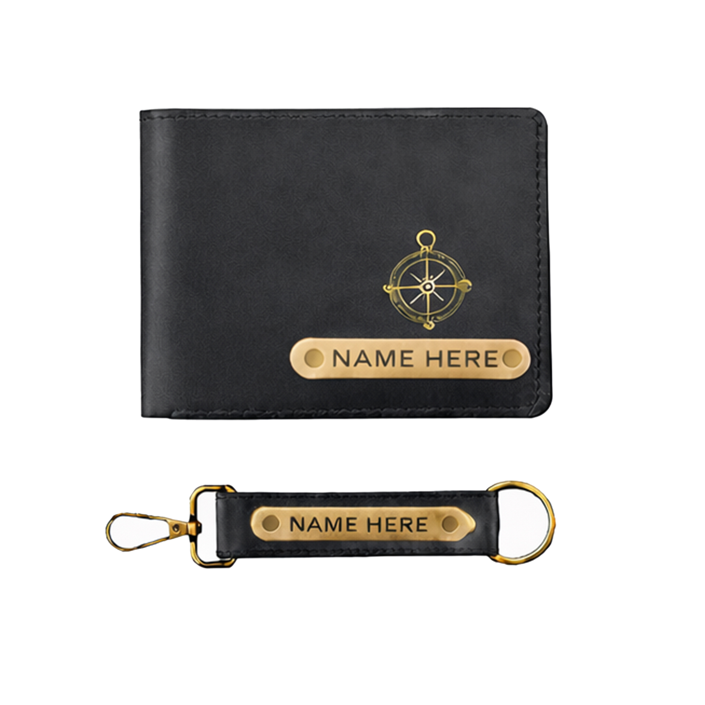 Premium Customized Wallet & Keychain Combo for Men