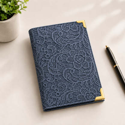 Premium Paisley Textured Passport Cover