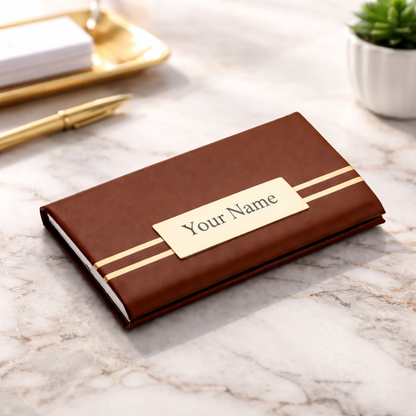 Custom Name Engraved Card Holder