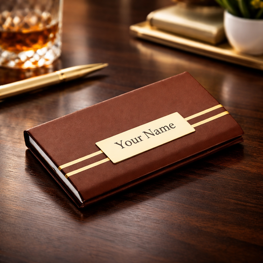Custom Name Engraved Card Holder