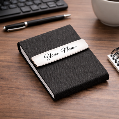 Premium Personalized Name Card Holder