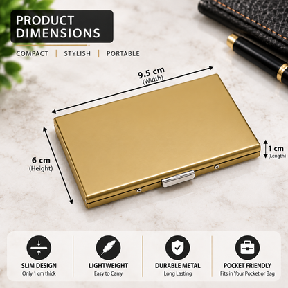 Compact Metal Card Holder