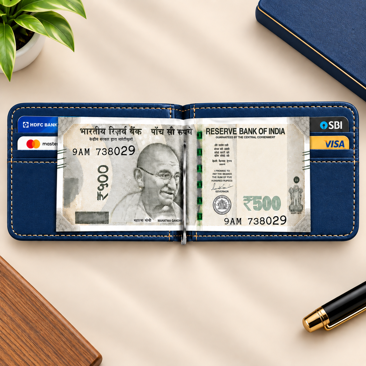 Premium Slim Clip Wallet for Men