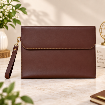 Executive Leather Laptop Sleeve