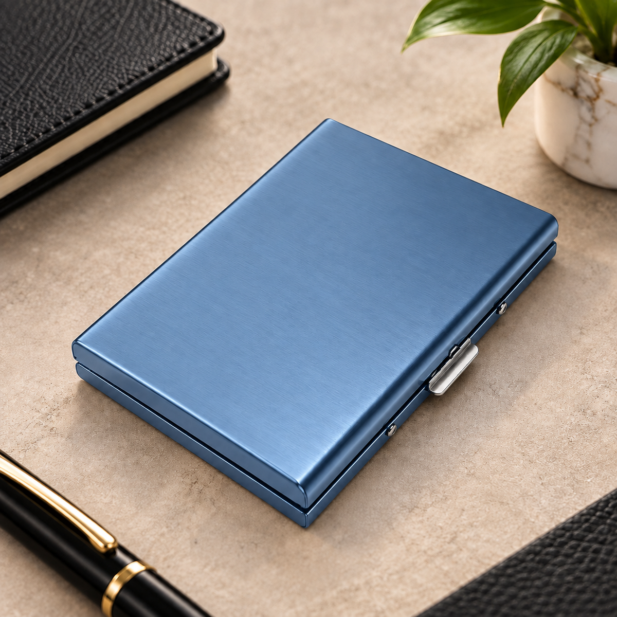 Compact Metal Card Holder