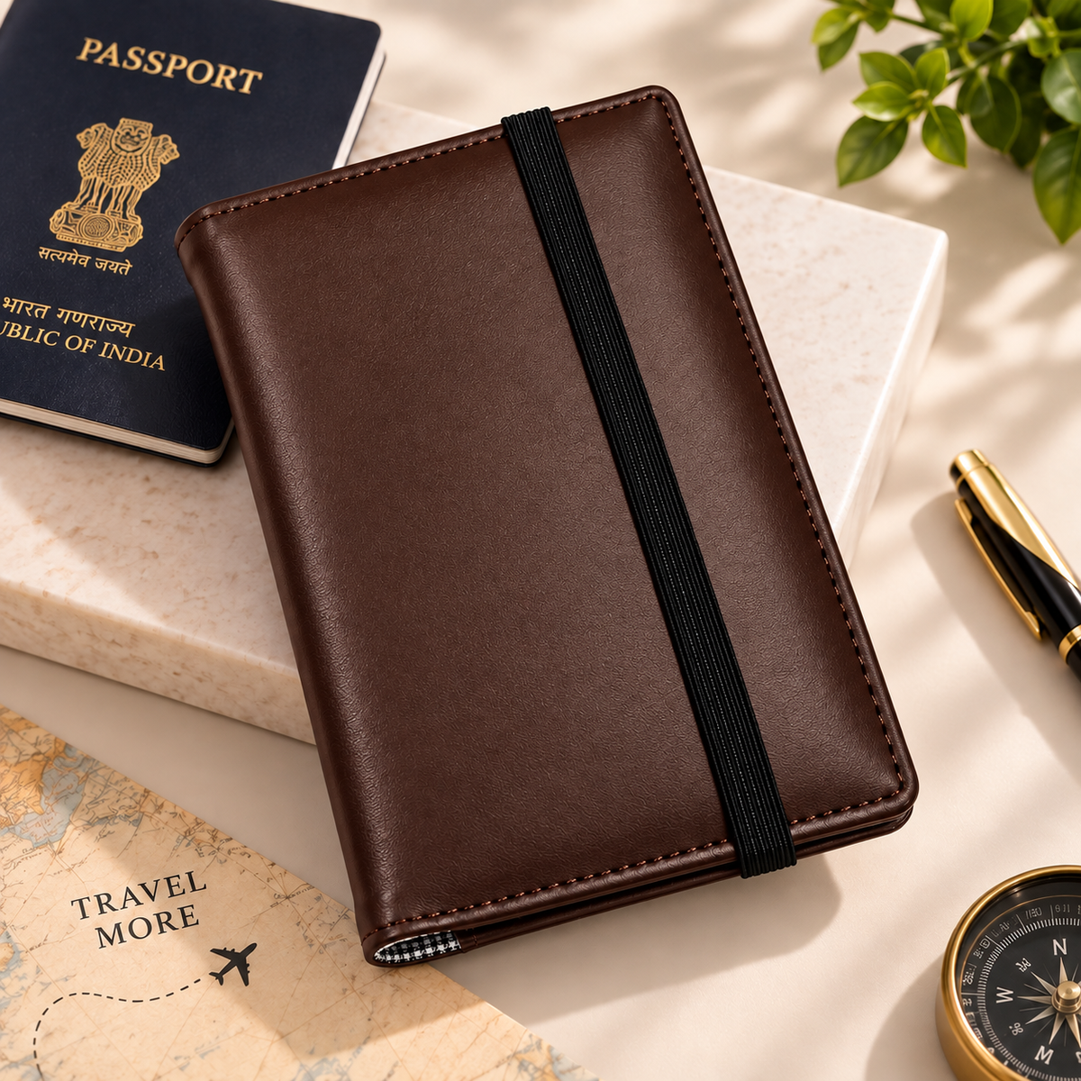 Premium Pastel Passport Holder for Men & Women