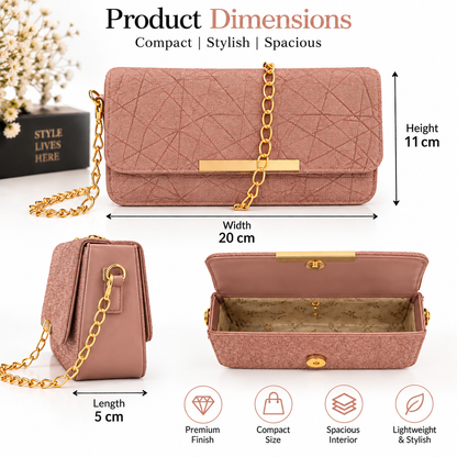 Stylish Glitter Sling Bag for Women