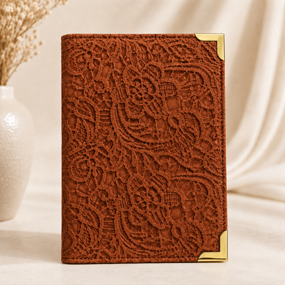 Premium Paisley Textured Passport Cover