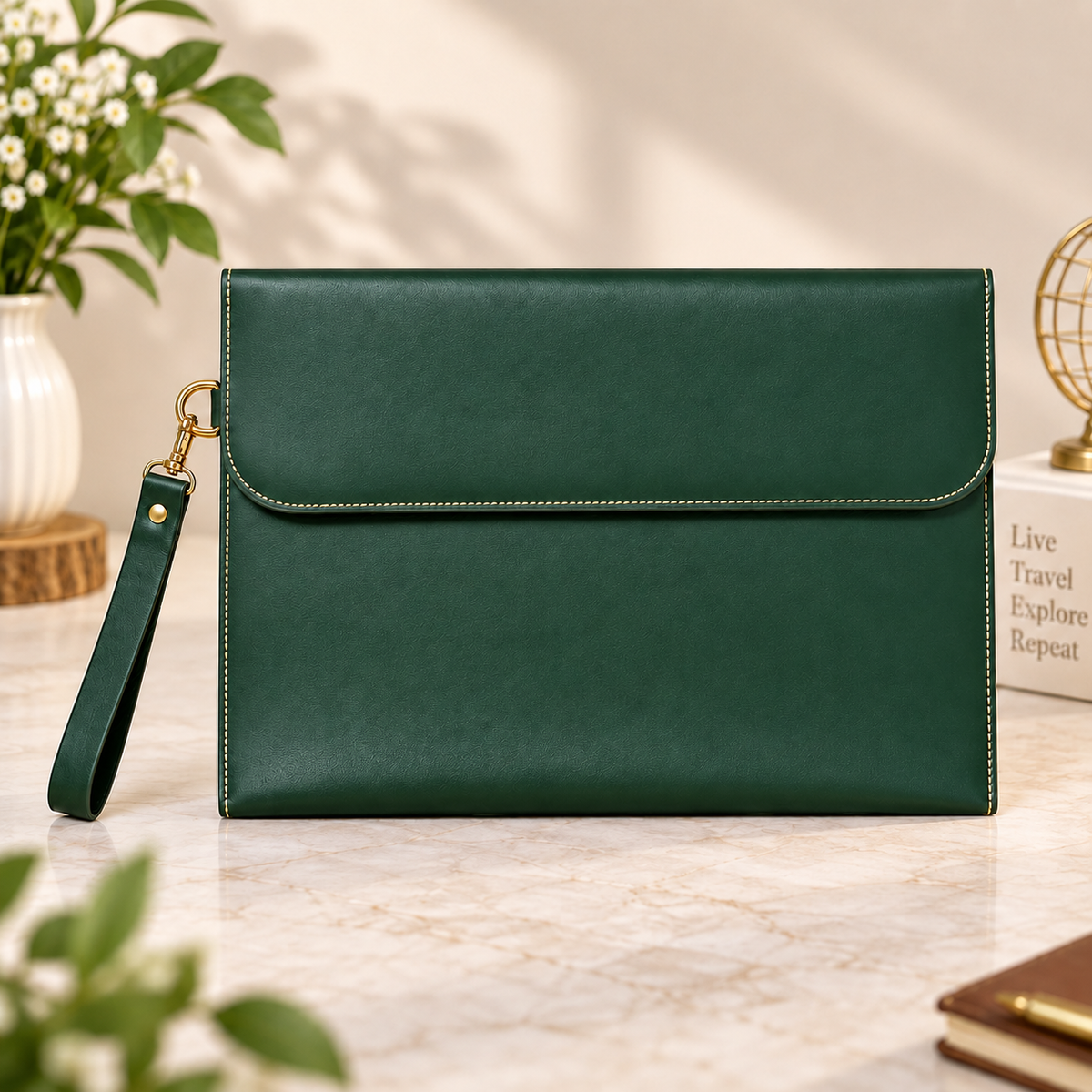 Executive Leather Laptop Sleeve
